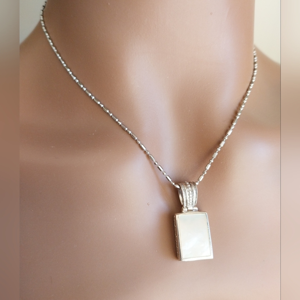 Sterling Silver Pendant & 18KGF Necklace - Picture 3 of 16